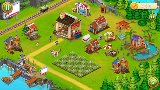Farm Town Farming Life Game