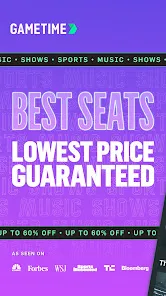 Gametime - Last Minute Tickets