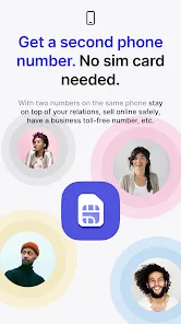 2nd Phone Number Calling, Text
