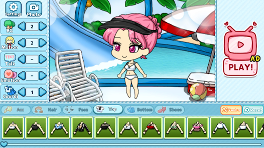WaterPark Pretty Girl: dressup