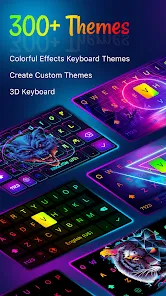 LED Keyboard: Emoji, Fonts
