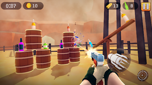 Bottle Shooting Game