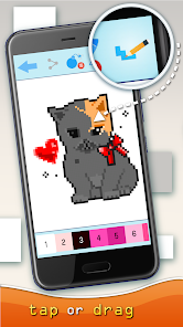 Pixyfy: pixel art and coloring