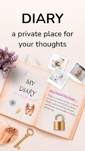 Daily Diary: Journal with Lock