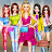 School Girls Dress up, Makeup