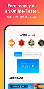 testerup - earn money