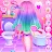 Princess Mermaid At Hair Salon