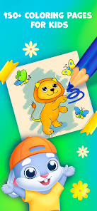 Baby coloring book for kids 2+