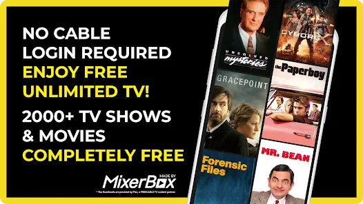 FREECABLE© TV App: Shows, News