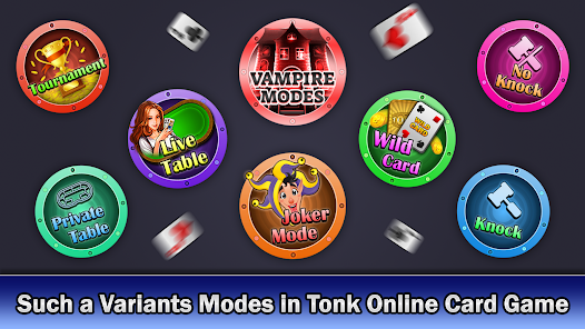 Tonk multiplayer card game