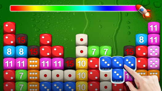 Dice Puzzle 3D-Merge Number ga