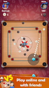 Carrom 3D Board Online Friends