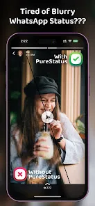 PureStatus: ByeBye Blur Status