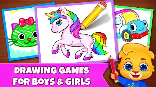 Drawing Games: Draw & Color