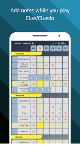 Clue Pad (Cluedo Notes)