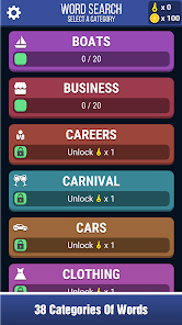 Block Words Search