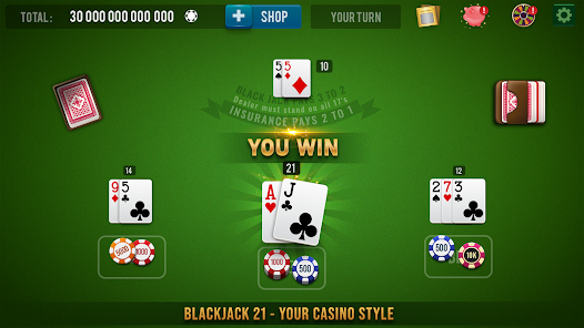 BLACKJACK 21 - 21 Card Game