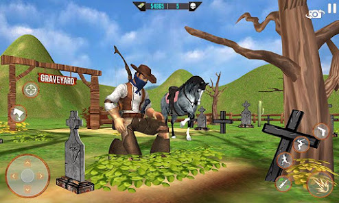 Real Cowboy Gun Shooting 3D