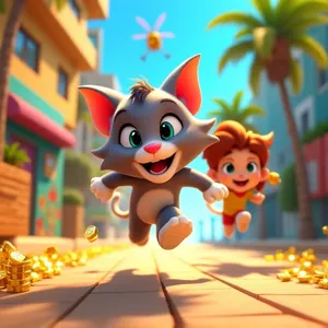 Talking Tom Gold Run - Endless Running and Excitement