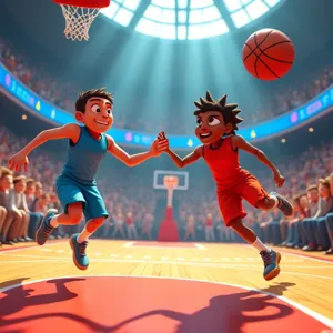 Basketball Arena - Funny Sports Competition