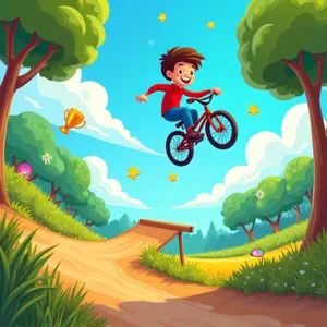 BMX Boy - Perform Bicycle Acrobatics