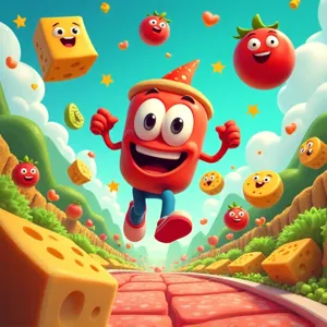 Sandwich Runner - A Zany Gastronomic Adventure That's Finger-Licking Fun!